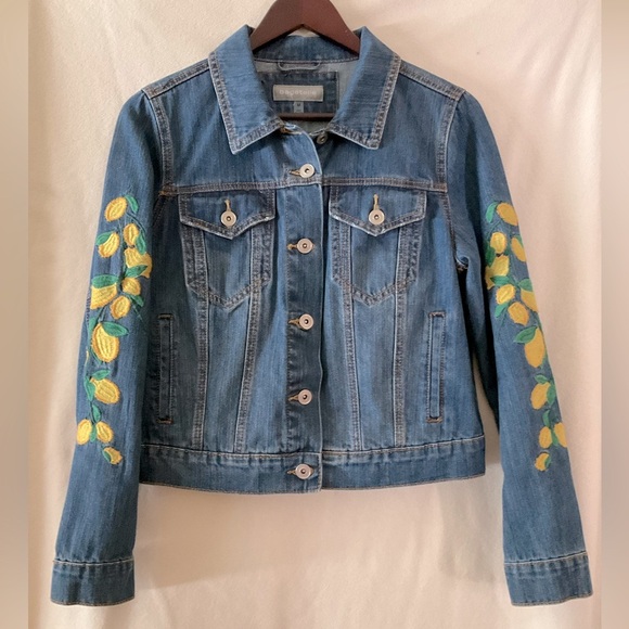 bagatelle Jackets & Blazers - Bagatelle denim jacket with embroidered arms